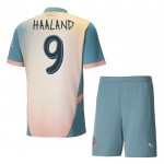Günstige Fußballtrikots Manchester City Haaland 9 Kinder Fourth trikot 2024-25 Kurzarm Günstige Fußballtrikots Manchester City Haaland 9 Kinder Fourth trikot 2024-25 Kurzarm